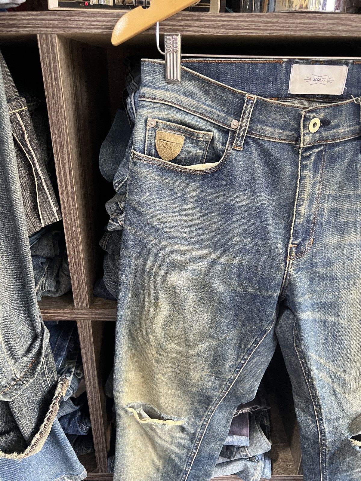 April 77 🔥April 77 Distressed Denim Size US 31 - 6 Thumbnail