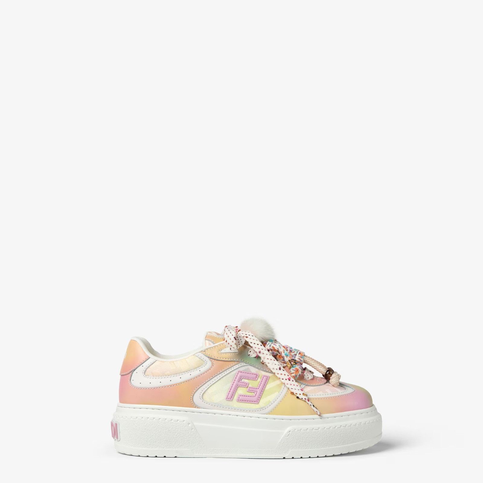 Fendi os11x0526 Fantastic Future Match Low-Top Sneakers Multicolor Size US 6 / IT 36 - 1 Thumbnail