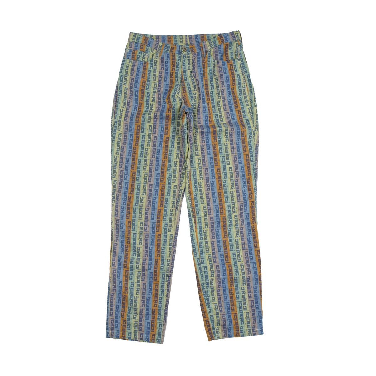 Iceberg *NoTariff Iceberg Spell Out Stripe Pants Size 29" - 1 Thumbnail