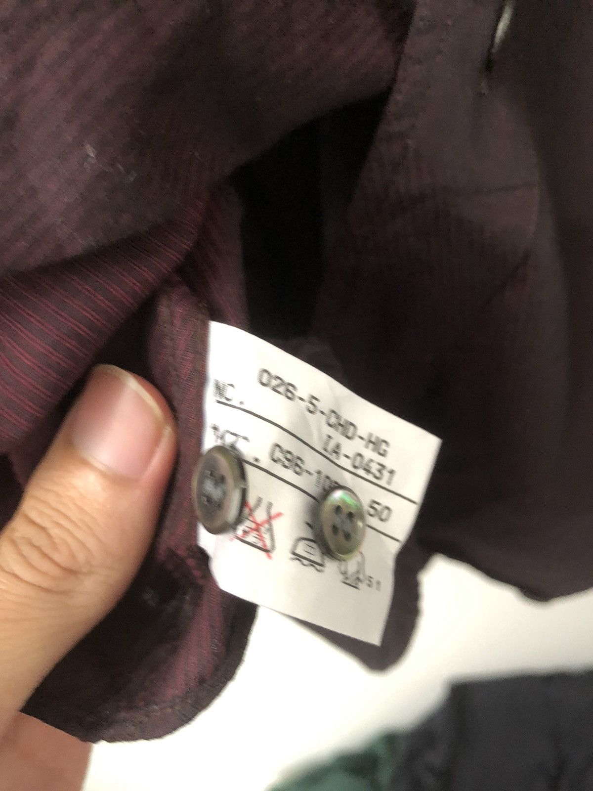 Gaultier Homme Objet Dark red shirt Size US M / EU 48-50 / 2 - 5 Thumbnail