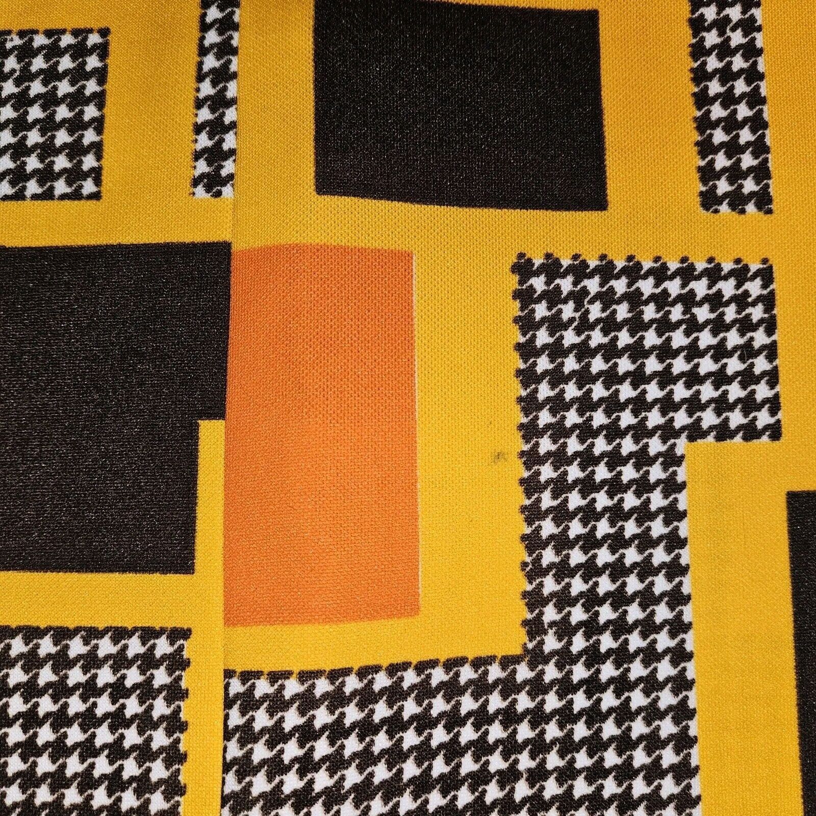 Vintage Vintage Psychedelic Dress Womens 12 Flashy Orange Yellow Geo Size S / US 4 / IT 40 - 15 Thumbnail