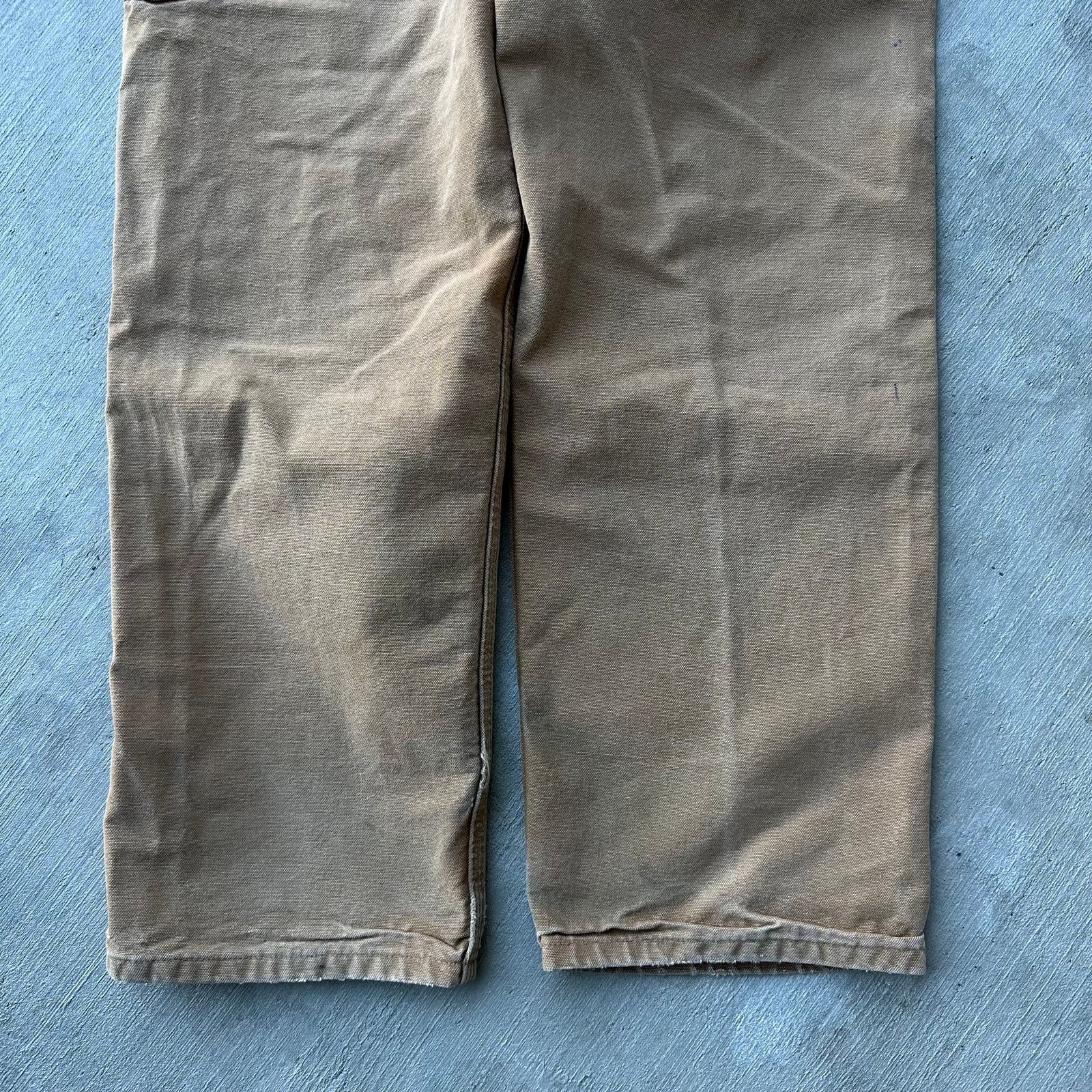 Carhartt × Vintage Carhartt brown double knee work wear carpenter pants Size US 32 / EU 48 - 7 Thumbnail