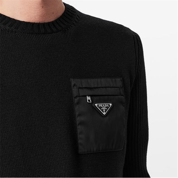 Prada Crewneck Wool Jumper Size US XL / EU 56 / 4 - 5 Thumbnail