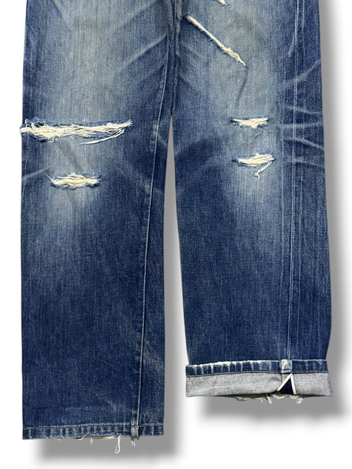 Artisan Outfitters Vintage 00s Ships Outffiters Y2K Selvedge Denim Made In USA Size US 31 - 6 Thumbnail