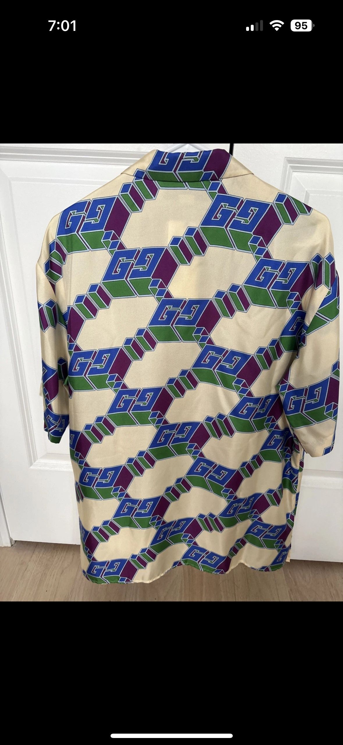 Gucci Gucci Silk Hawaii Bowling Shirt Size US M / EU 48-50 / 2 - 2 Thumbnail