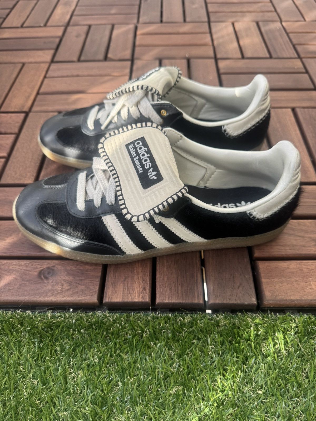 Adidas × Wales Bonner Adidas x Wales Bonner Samba Pony Tonal Core Black Size US 9.5 / EU 42-43 - 8 Thumbnail