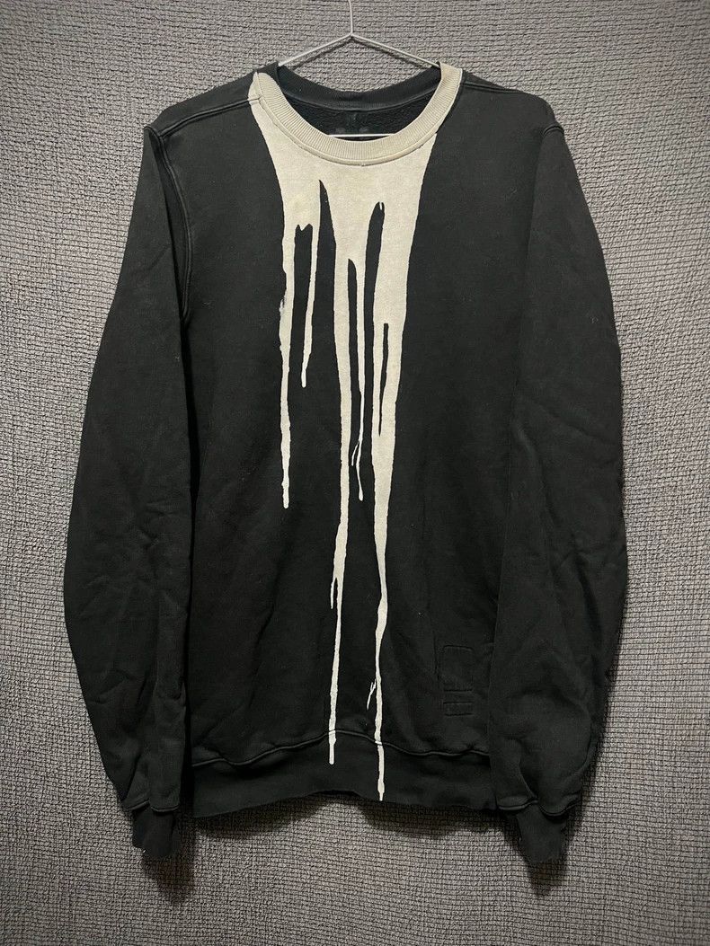 Rick Owens Rick Owens Rick Owens Ink-splashing element long sleeve sw Size US S / EU 44-46 / 1 - 1 Thumbnail