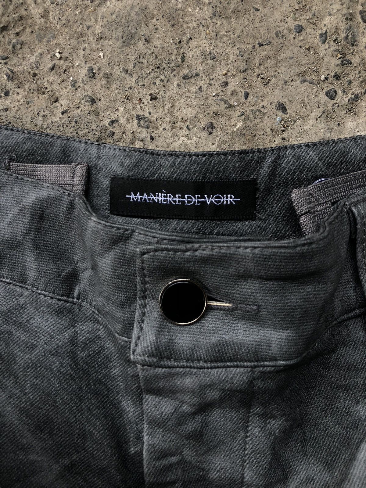 Maniere De Vior × Vintage Maniere De Vior Marble Leather Multi Pocket Pants Size 30" / US 8 / IT 44 - 5 Thumbnail
