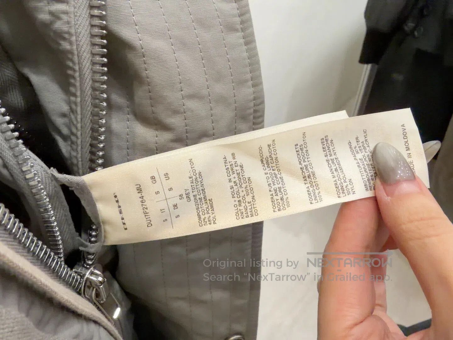 Rick Owens Drkshdw Rick Owens DRKSHDW Bomber Jacket in Gray. Size US S / EU 44-46 / 1 - 3 Thumbnail