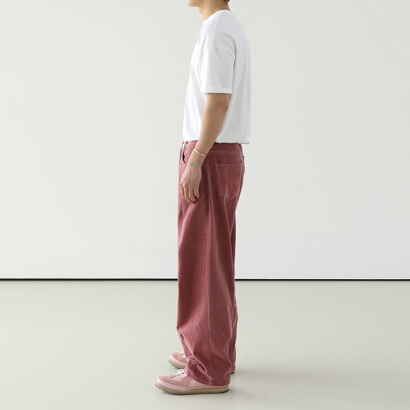 Japanese Brand × Jean Retro wide leg straight leg casual jeans Size US 32 / EU 48 - 4 Thumbnail