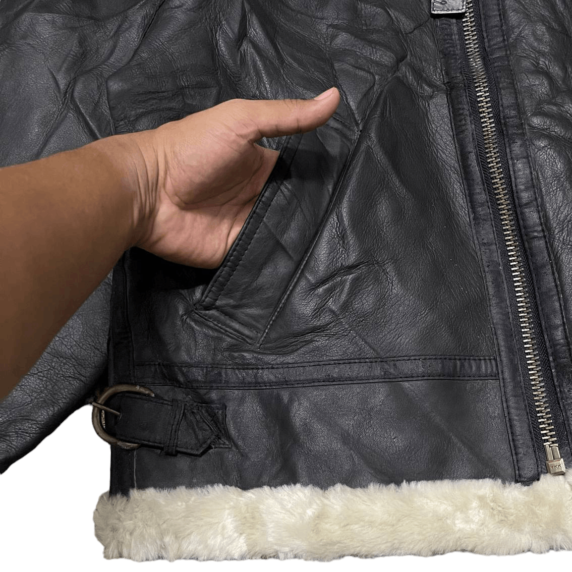Japanese Brand Vintage 00's Suntory Boss Coffee Cowhide Leather Jacket Size US M / EU 48-50 / 2 - 9 Thumbnail