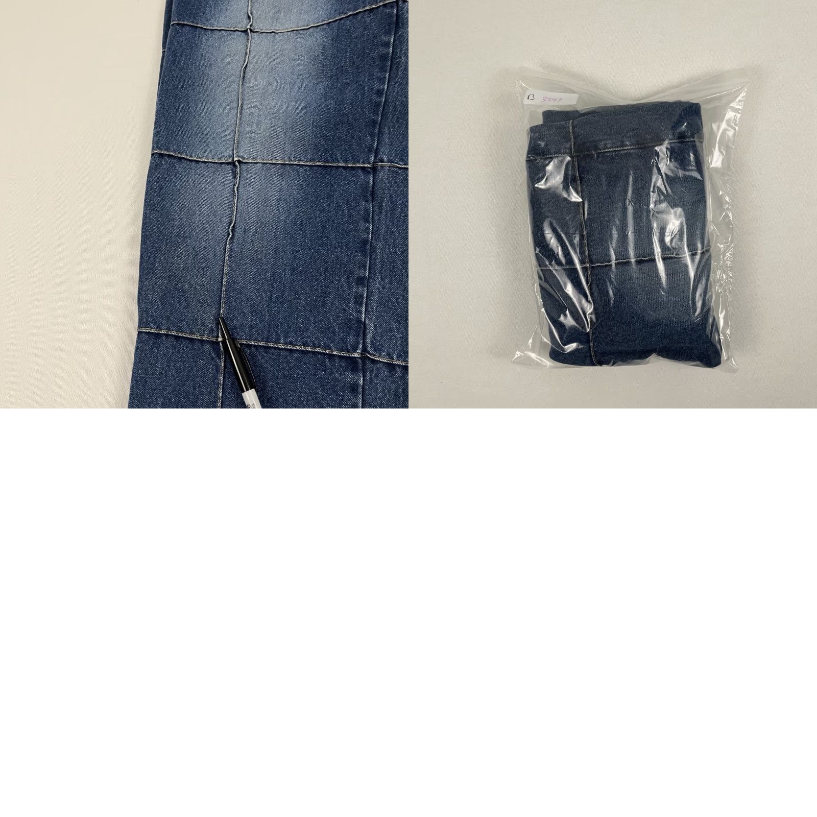 VIBE VINTAGE Vibes Gold Label Jeans Mens 34 x 31 Blue Denim Patchwork Skater Grunge Y2K Jeans Mens Blue Patchwork 34x31 Grunge Skater Y2K Size US 34 / EU 50 - 9 Thumbnail