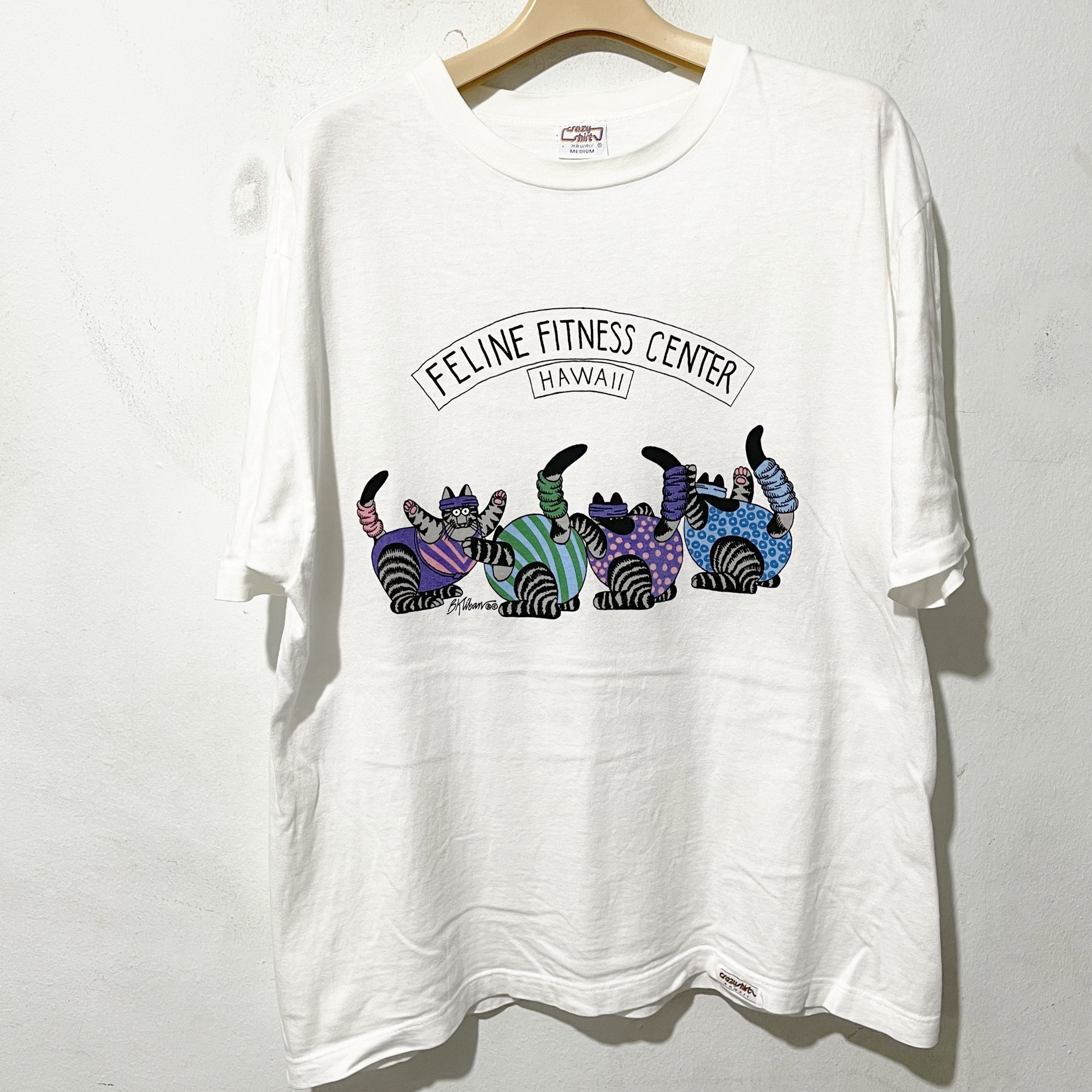 Vintage Vintage 90s Crazy Shirts Hawaii T-shirt Size US M / EU 48-50 / 2 - 1 Thumbnail
