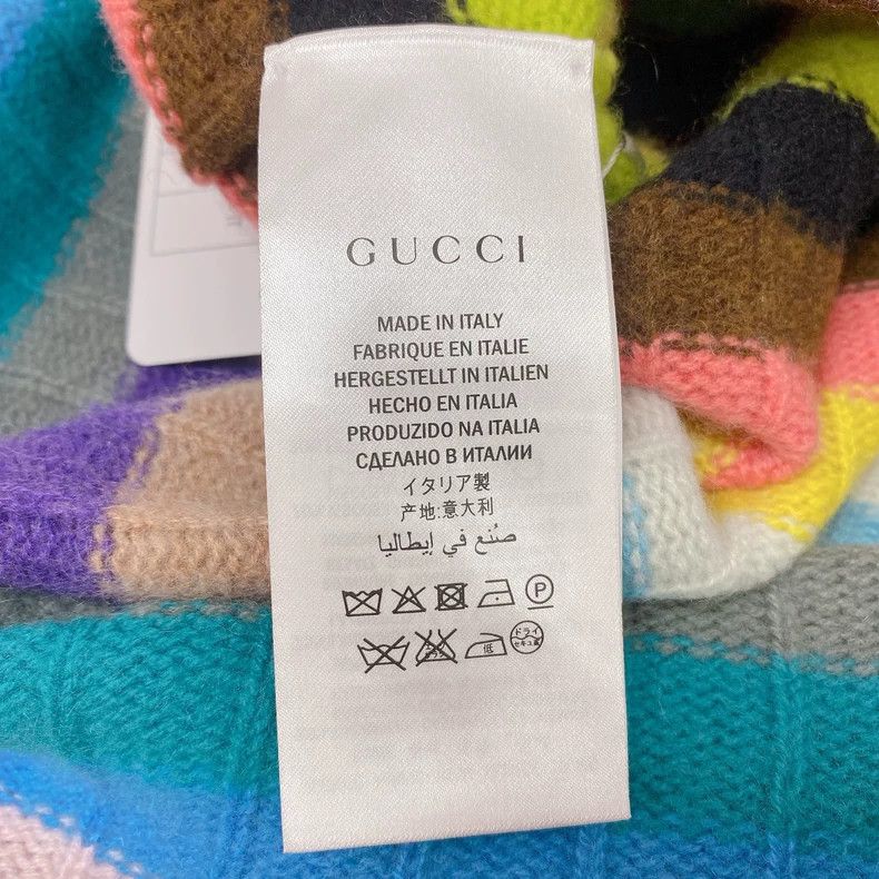 Gucci Gucci Rainbow cashmere wool knitted cardigan coat Size S / US 4 / IT 40 - 6 Thumbnail