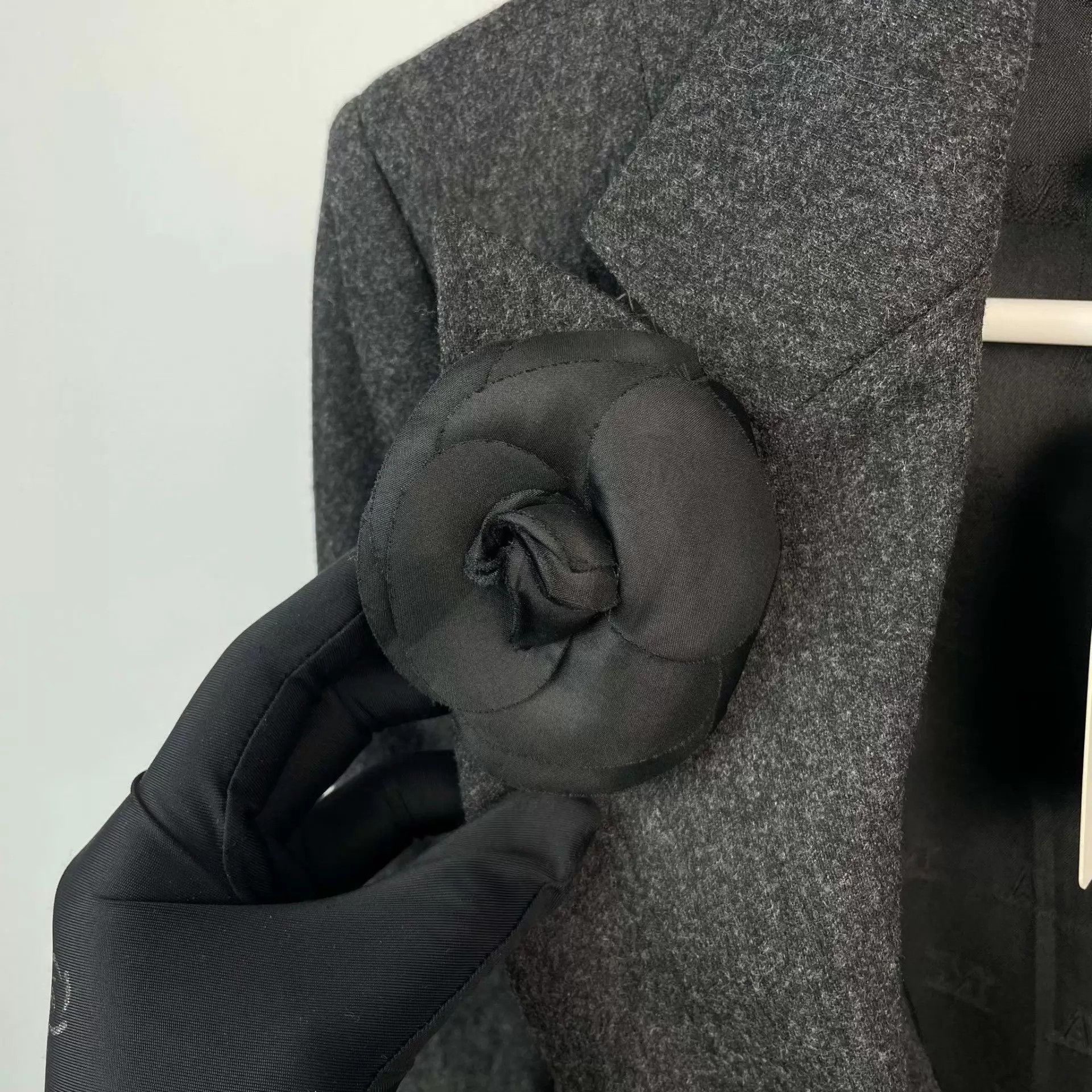 Max Mara Max Mara Women's 165/88 Black Polyester Jacket Size M / US 6-8 / IT 42-44 - 9 Thumbnail