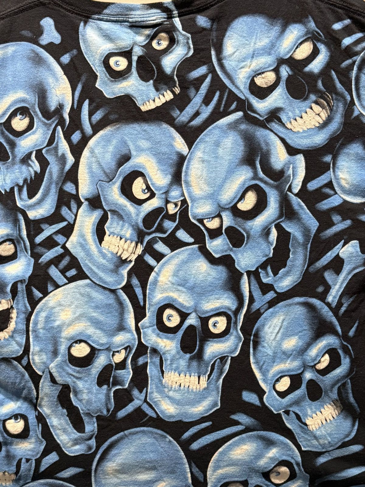 Liquid Blue × Vintage Supreme skull long sleeve Liquid blue Size US XL / EU 56 / 4 - 4 Thumbnail