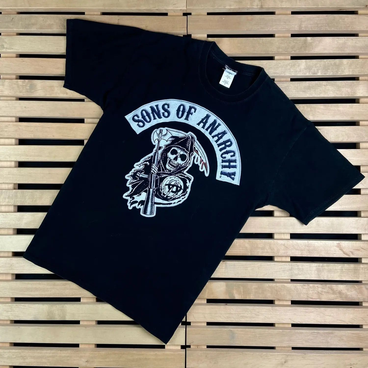 Vintage Mens Vintage T Shirt Sons Of Anarchy Size L Size US L / EU 52-54 / 3 - 1 Thumbnail