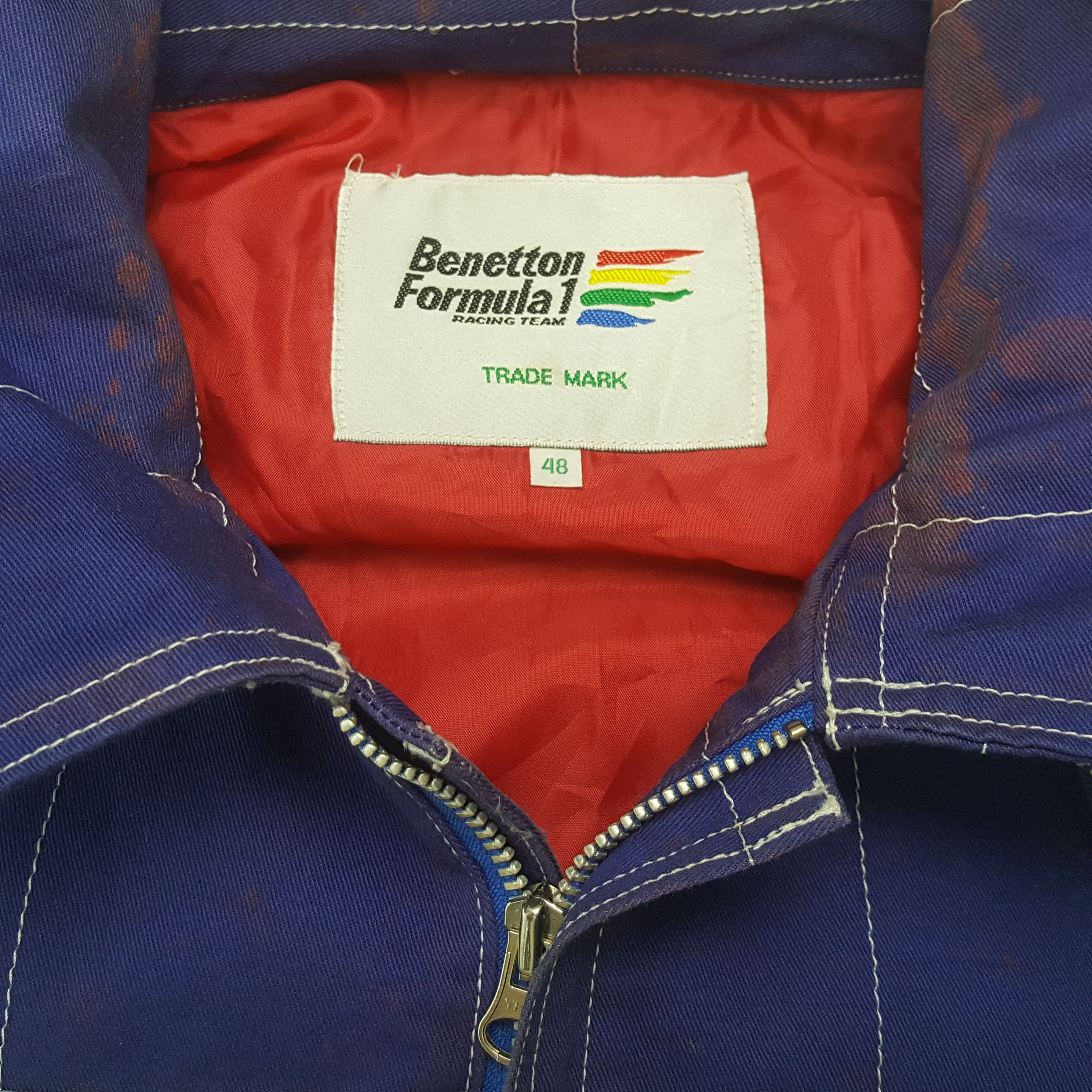United Colors Of Benetton United Colors Of Benetton Formula 1 Jacket RR28 Size US XL / EU 56 / 4 - 7 Thumbnail