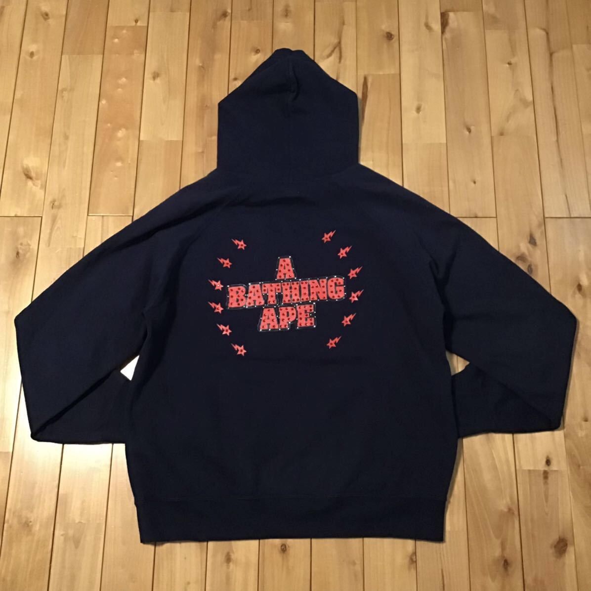 Bape × Nigo × Swarovski BAPE × Swarovski KISS logo pullover hoodie a bathing ape Size US L / EU 52-54 / 3 - 5 Thumbnail