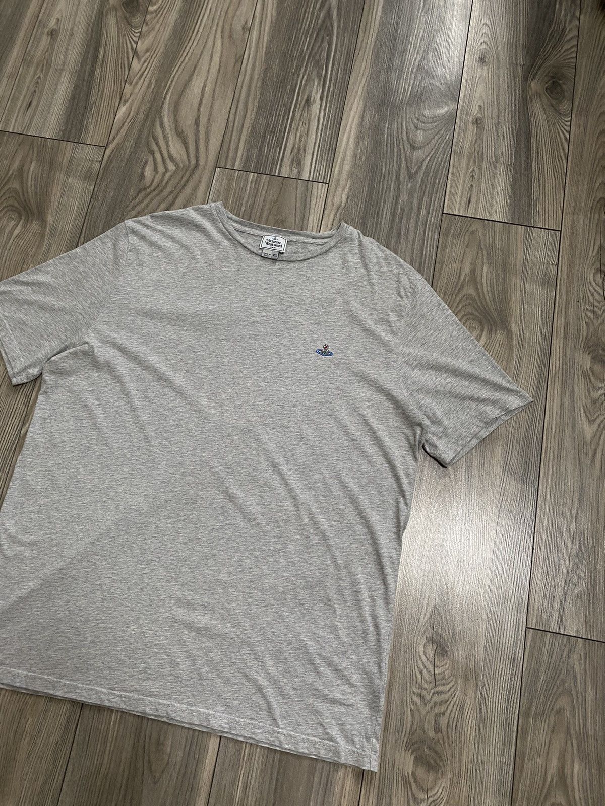 Vivienne Westwood Vivienne Westwood Basic Logo Grey T- Shirt Mens Size XXL Size US XXL / EU 58 / 5 - 3 Thumbnail