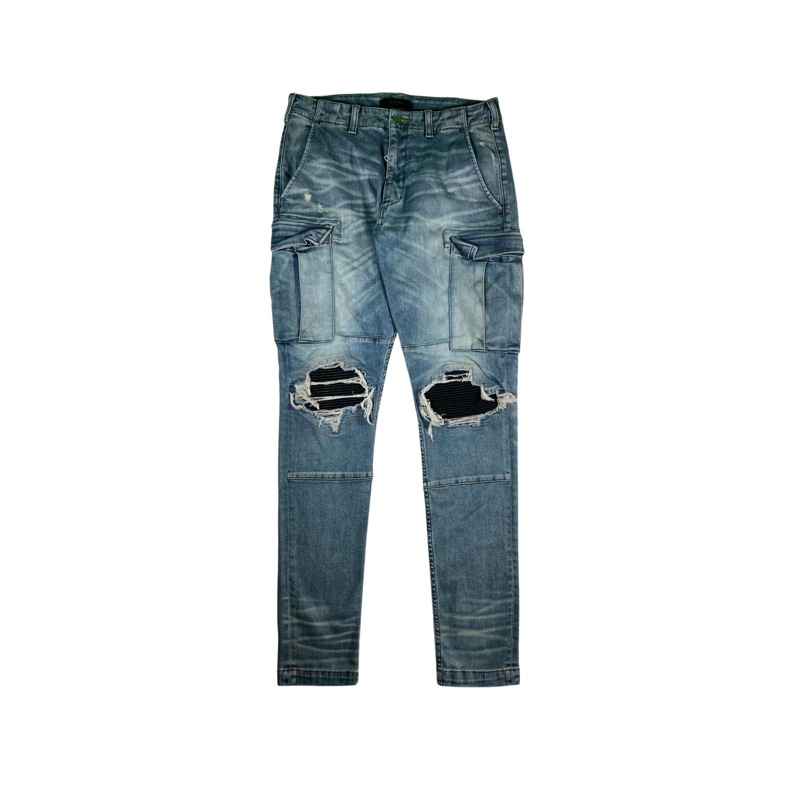 Amiri Amiri MX1 Black Blue Denim Jeans Size 30 | Grailed