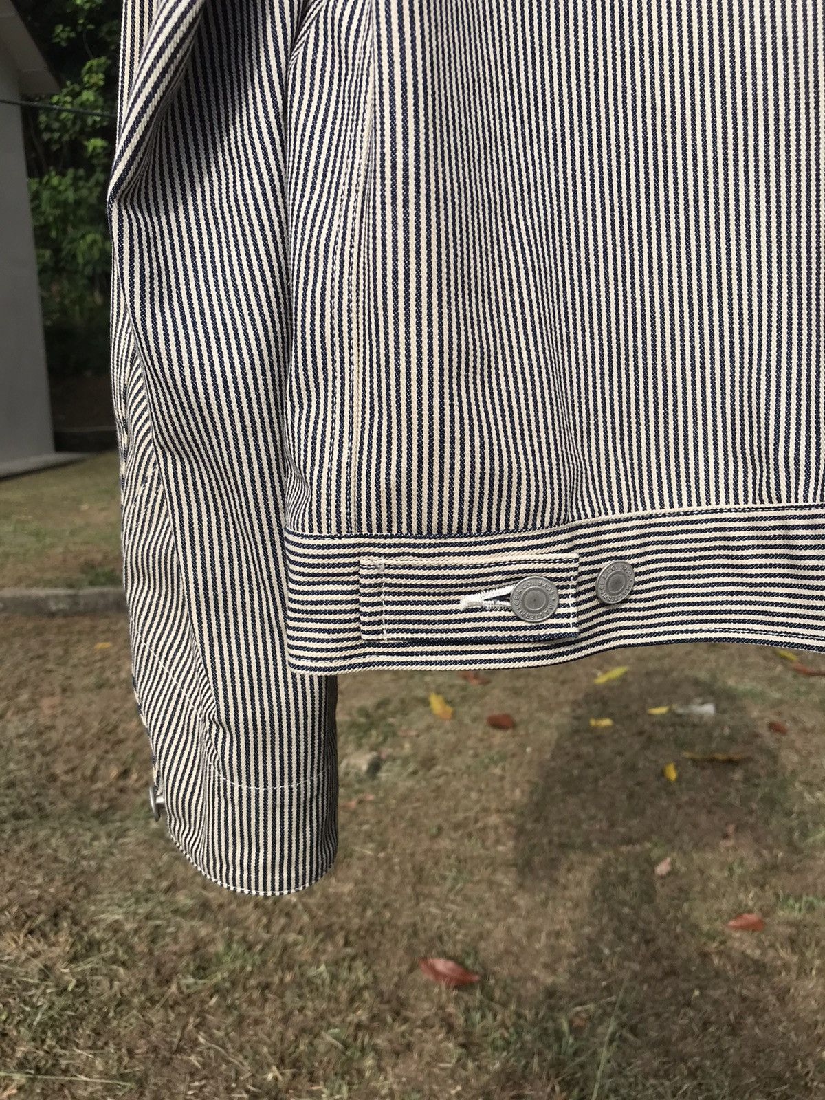 Japanese Brand × Vintage Vintage 50s Masterpiece SCYE Hickory Stripes Denim Jacket Size US M / EU 48-50 / 2 - 8 Thumbnail
