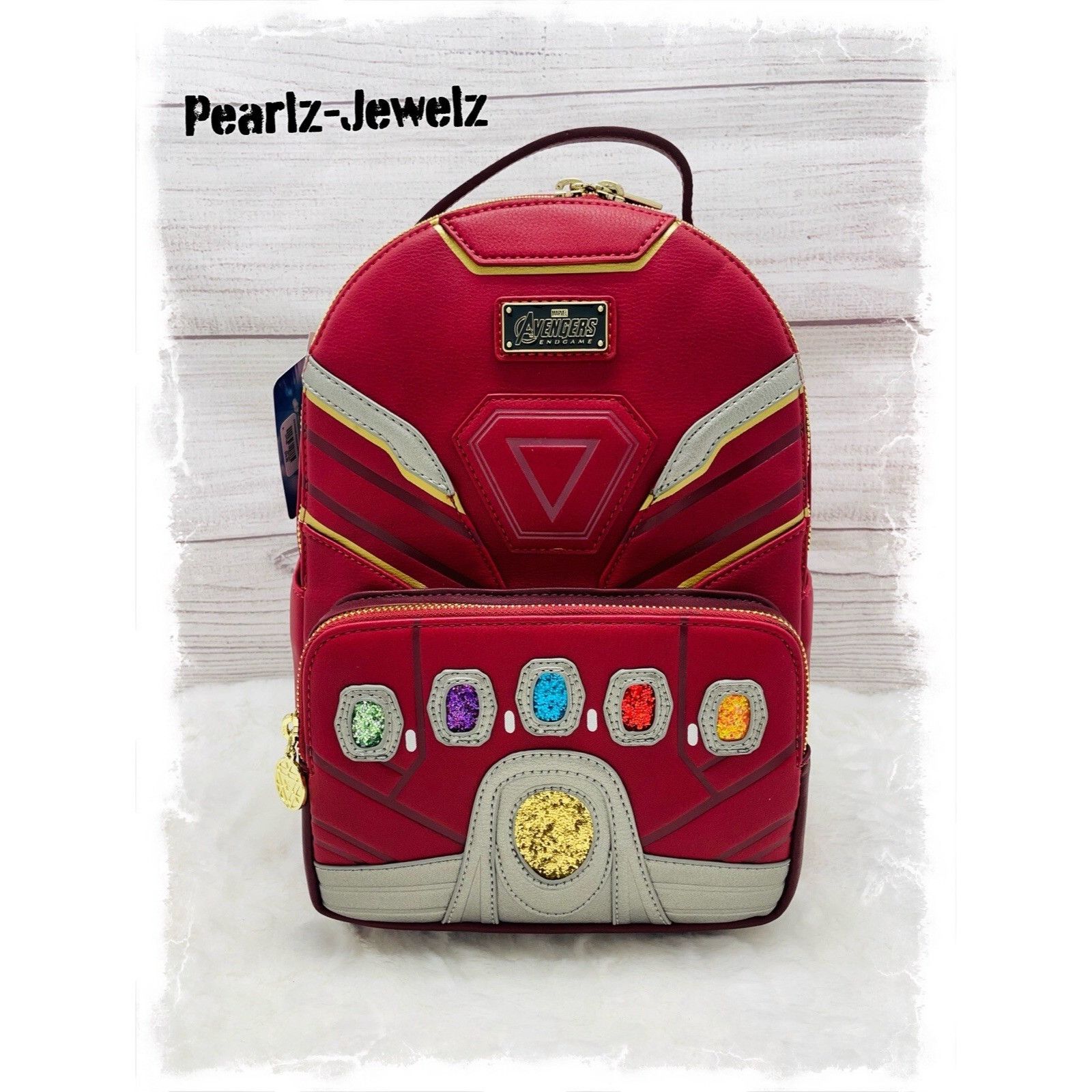 Disney Loungefly Marvel Avengers Endgame Iron Man Gauntlet Mini Bac Size ONE SIZE - 1 Thumbnail