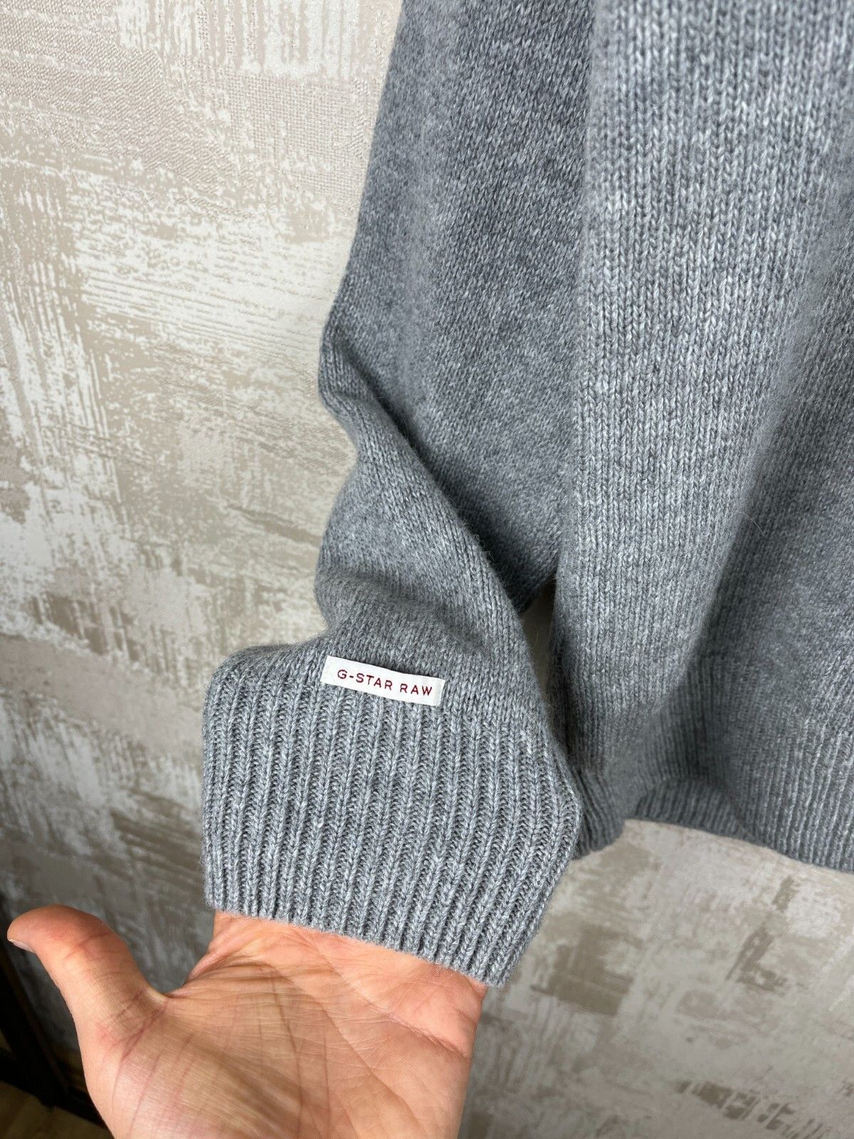 G-Star G-Star RAW Pippen Shawl Collar Knit L/S Sweater Wool Blend Size US L / EU 52-54 / 3 - 4 Thumbnail