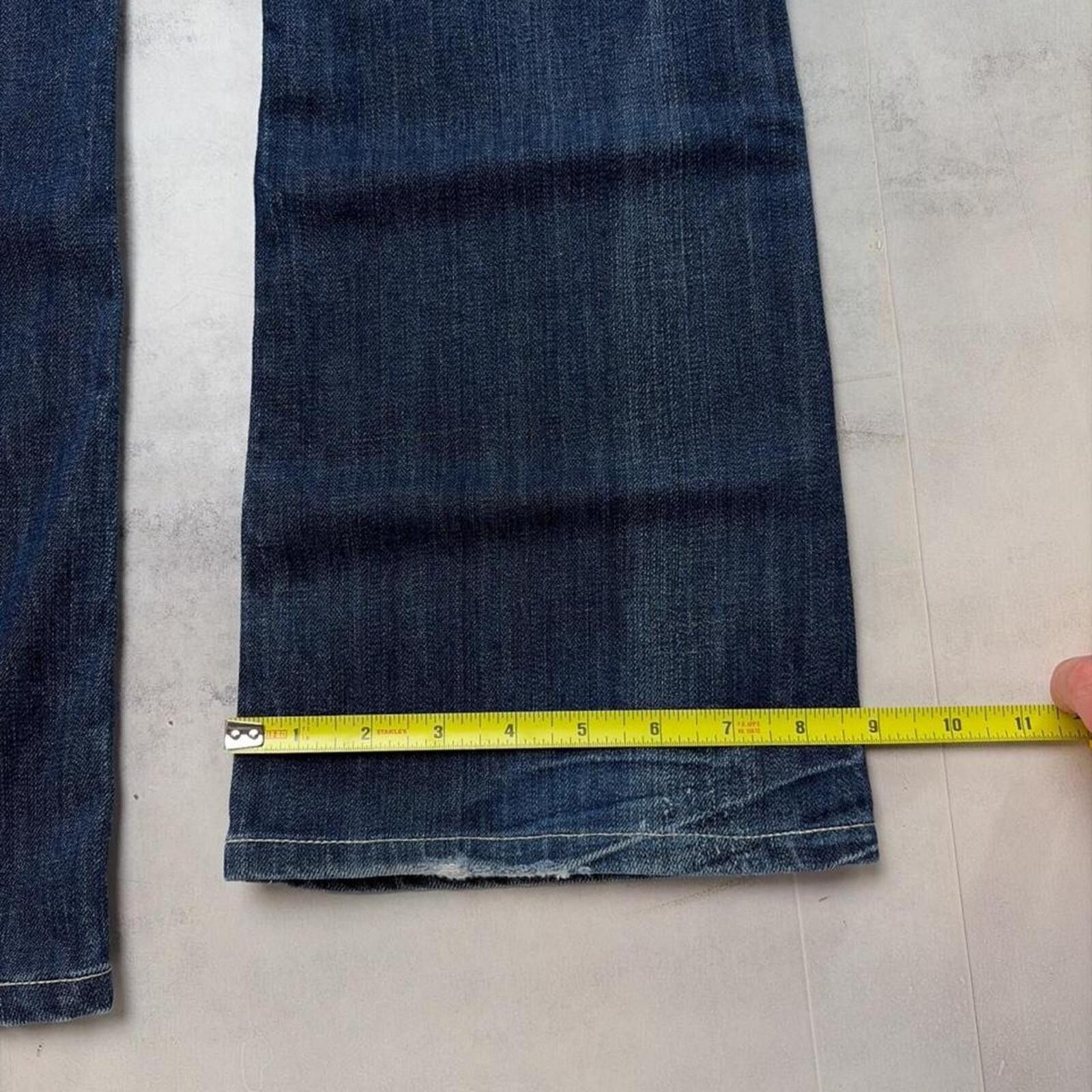 Other Y2K Blue MEK Denim Grunge Bootcut Gothic Denim Jeans Size 30" / US 8 / IT 44 - 8 Thumbnail