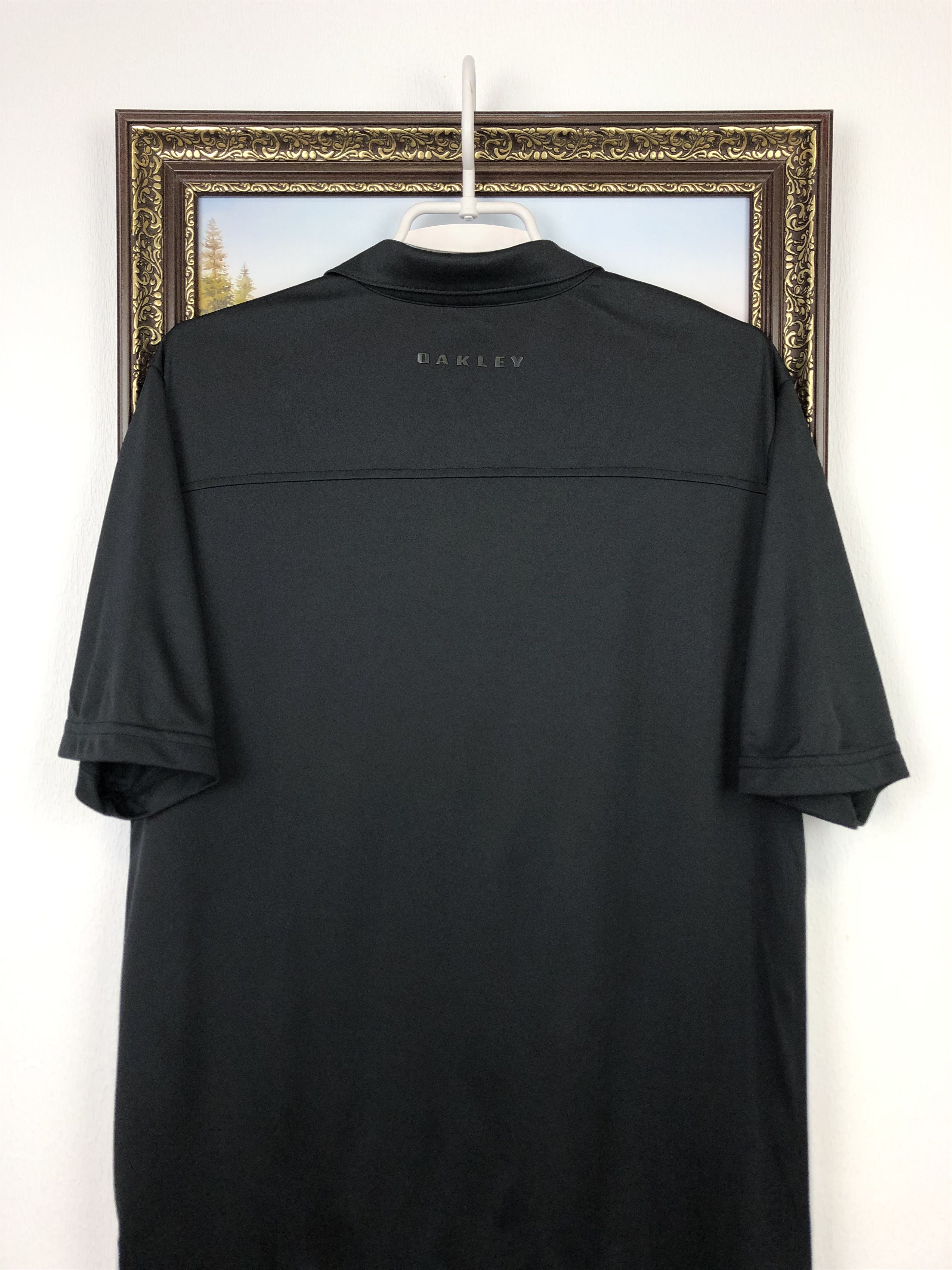 Oakley Oakley Polo Sport Shirt Black White RunY2K Drill Tee Size US L / EU 52-54 / 3 - 10 Thumbnail