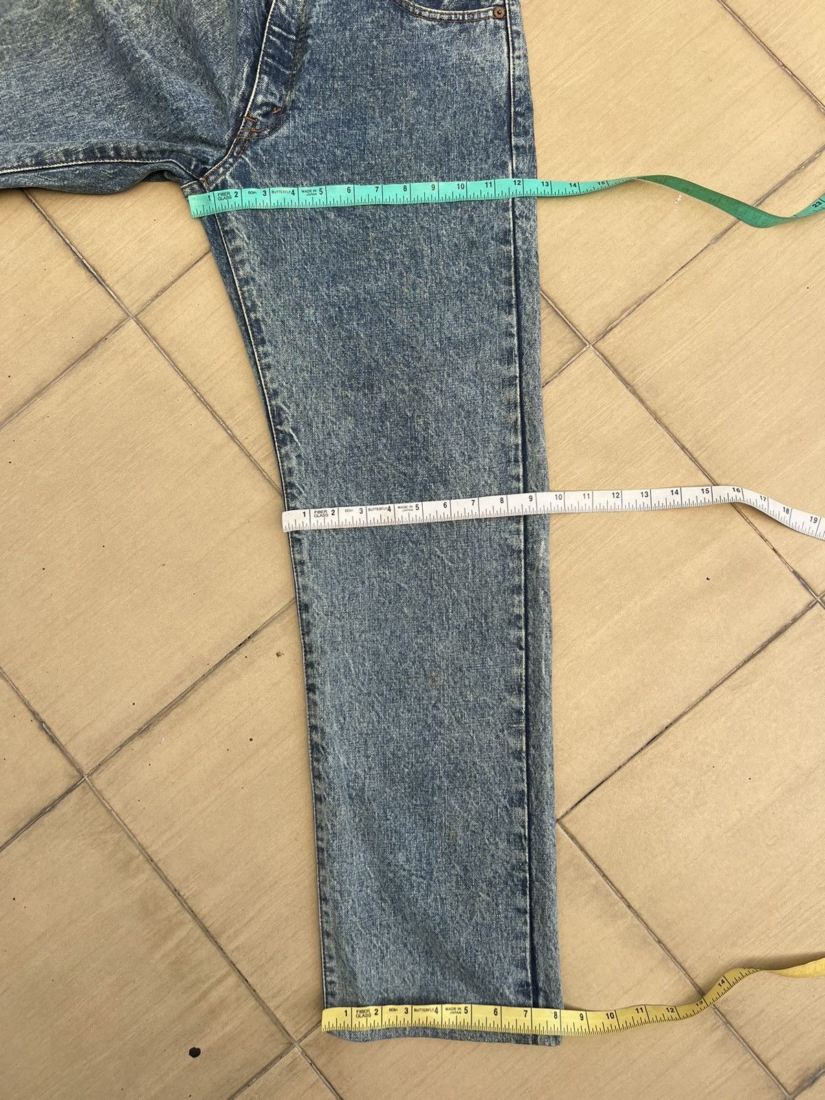 Levi's Vintage Clothing Vintage 1989 Levi’s 502 XX Big E Selvedge Denim Jeans Size US 32 / EU 48 - 4 Thumbnail