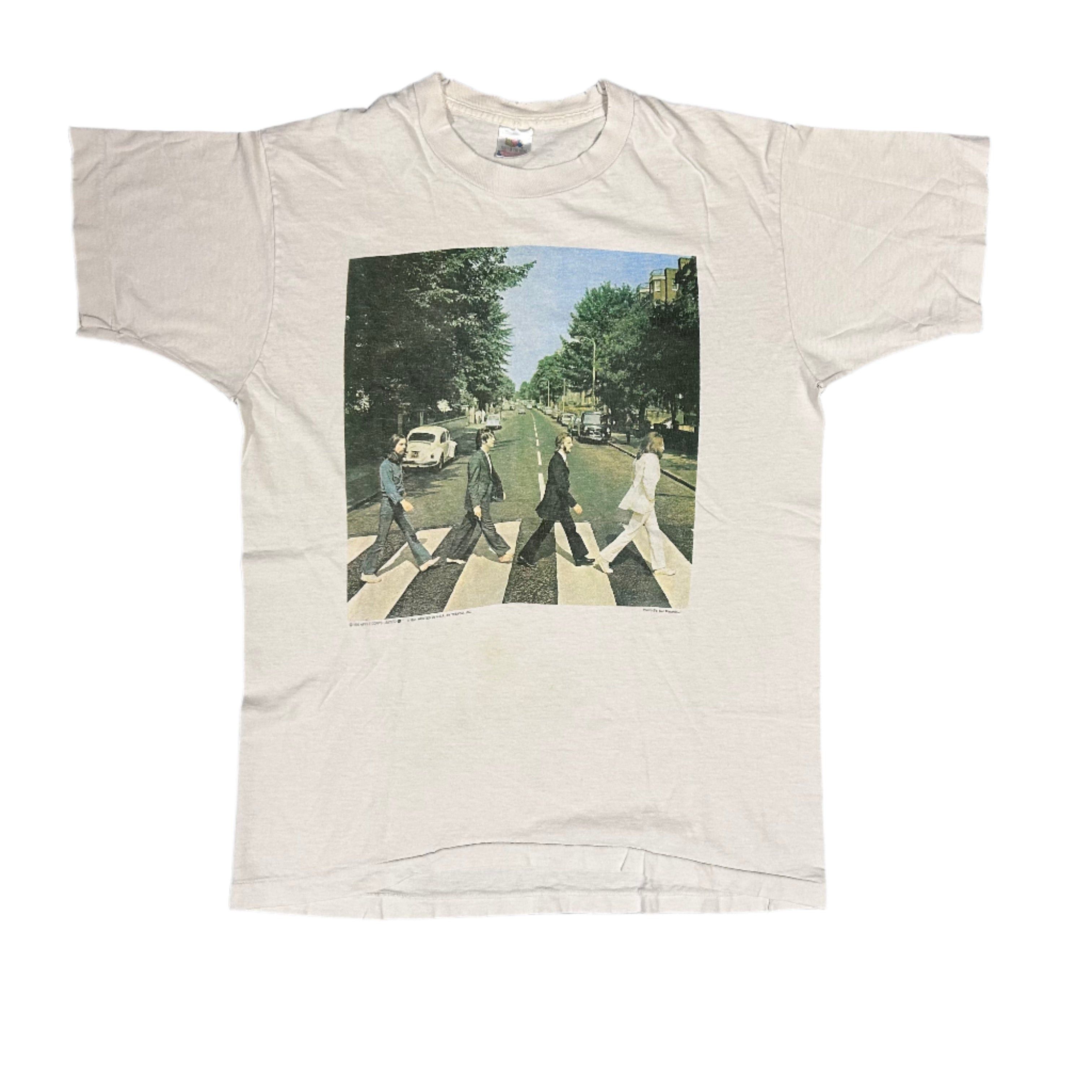 Other Vintage 90s The Beatles Abbey Road Single Stitch Band T-Shirt Size US M / EU 48-50 / 2 - 1 Thumbnail