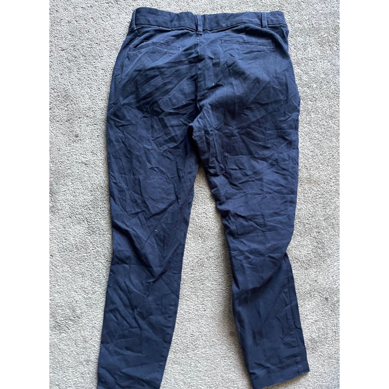 Gap Gap Women's Pants Signature Skinny Ankle 6 Regular Navy Blue Stretch Denim Womens Size 28" / US 6 / IT 42 - 3 Thumbnail