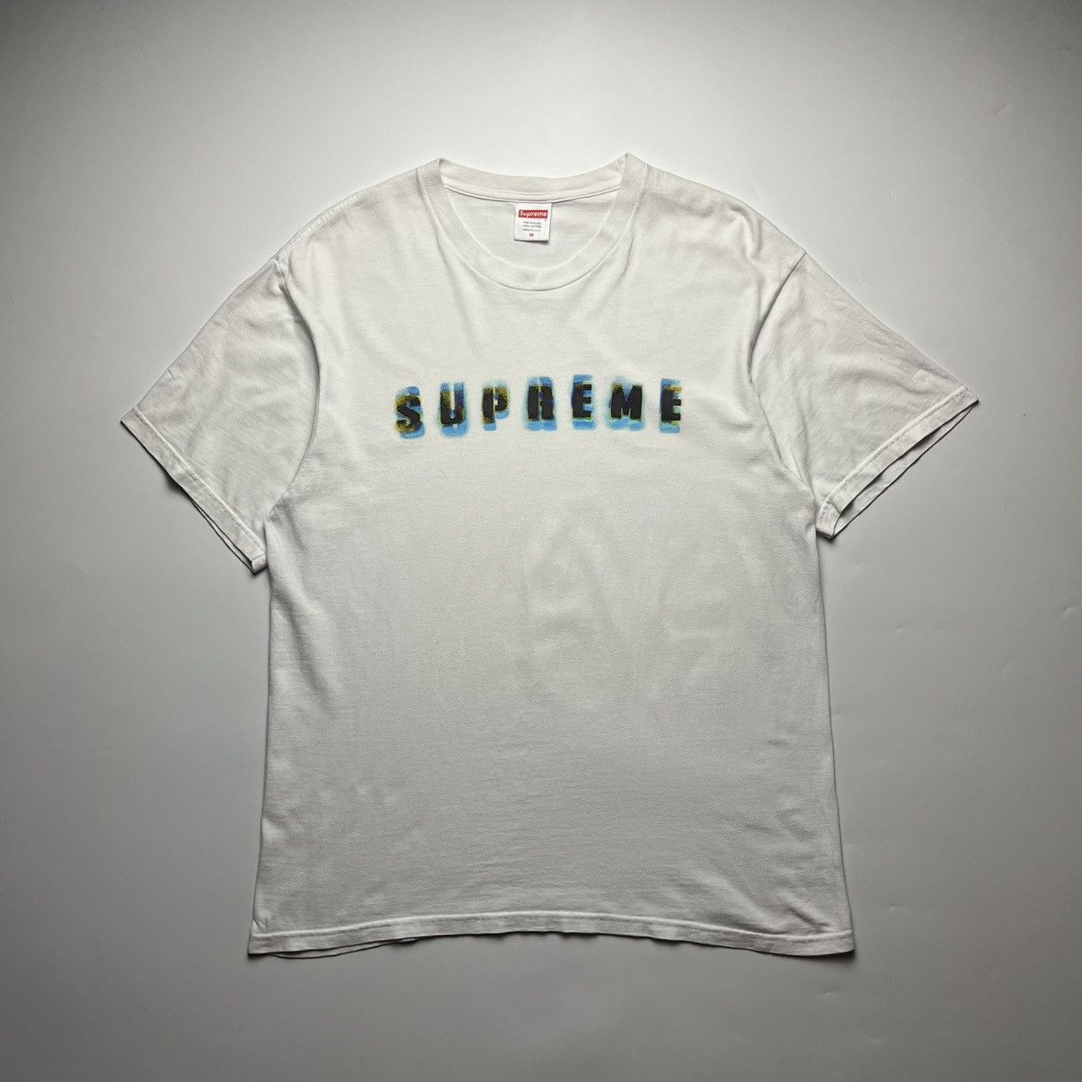 Supreme Supreme Stencil Logo Tee Size US M / EU 48-50 / 2 - 1 Thumbnail