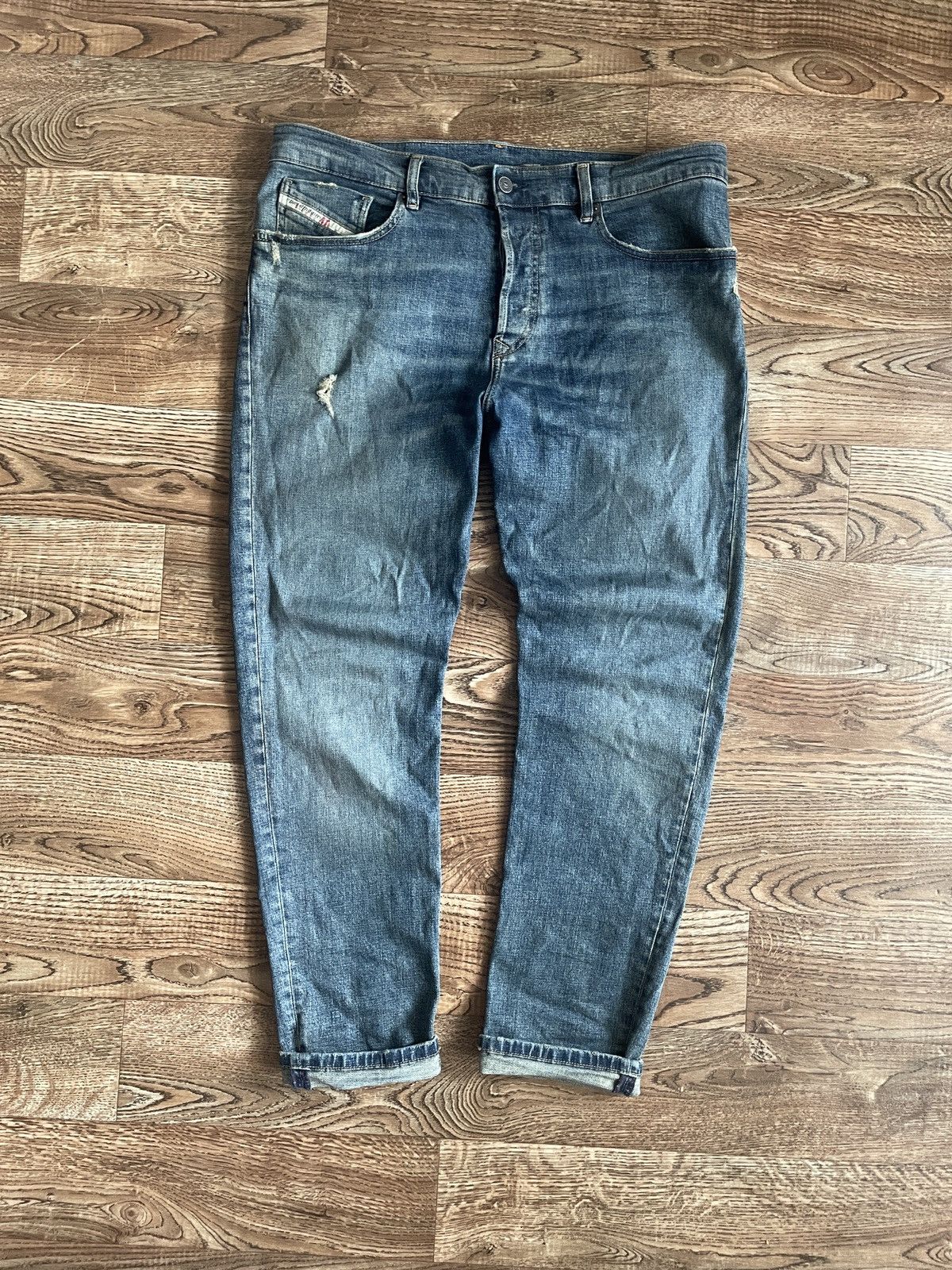 Diesel × If Six Was Nine × Japanese Brand Vintage Diesel Jeans Big Logo Distressed Baggy japanese 90s Size US 34 / EU 50 - 2 Thumbnail