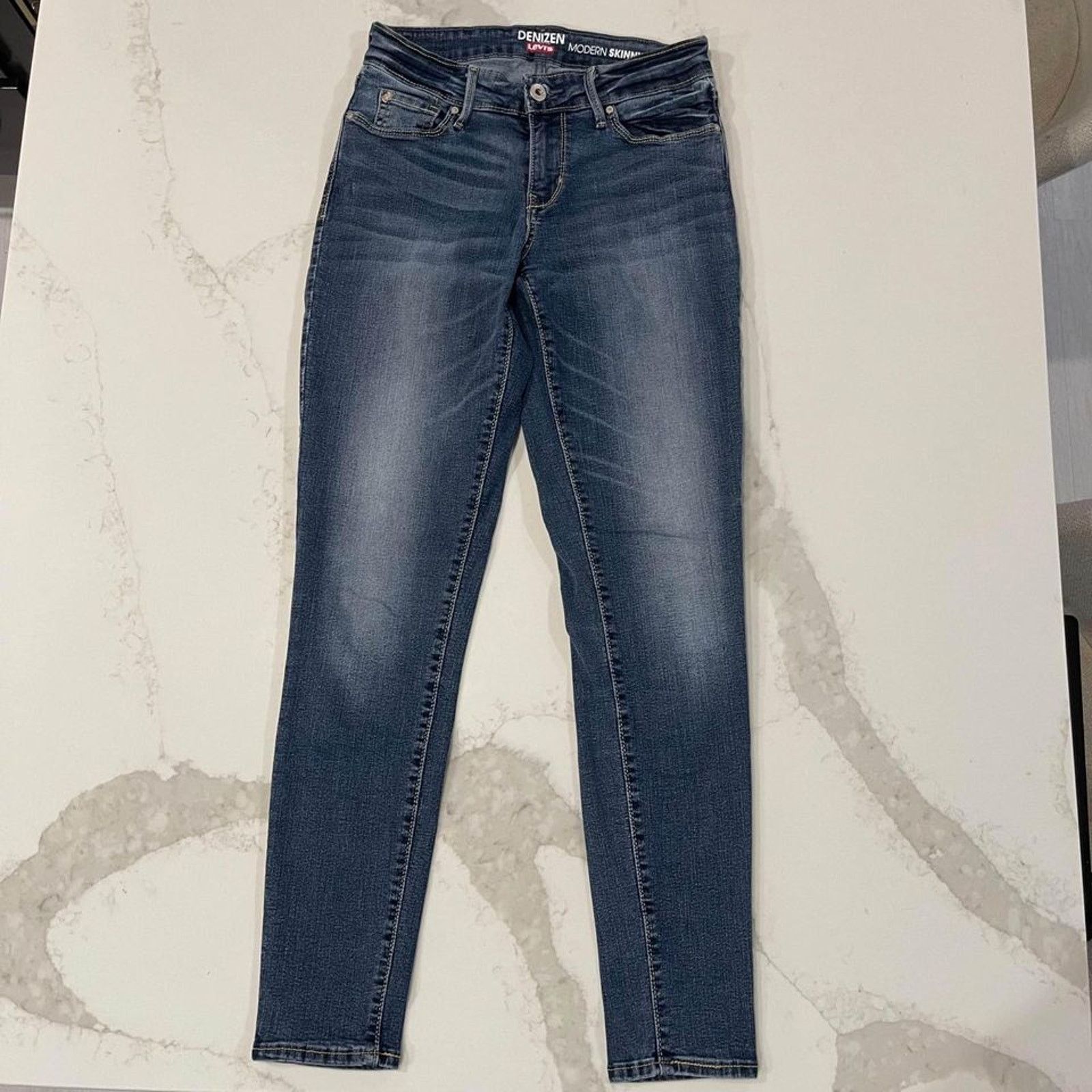 Denizen Denizen By Levi Modern Skinny Denim Jeans Women's 2M W26 L32 Size 26" / US 2 / IT 38 - 1 Thumbnail