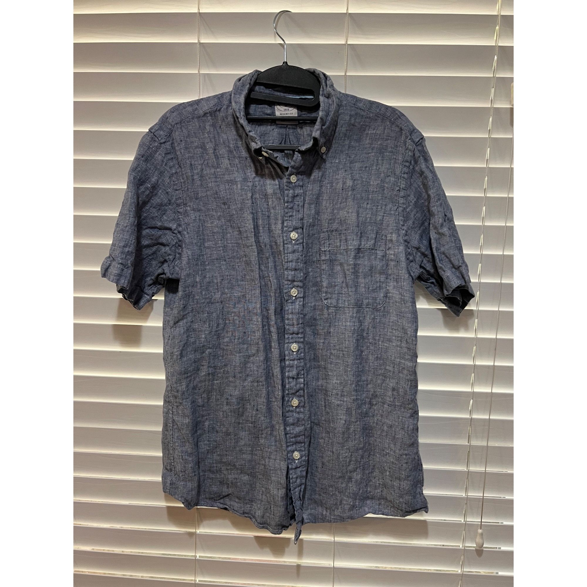 Brooks Brothers Brooks Brothers 100% Linen Short Sleeve Button Up Shirt - Si Size US M / EU 48-50 / 2 - 1 Thumbnail
