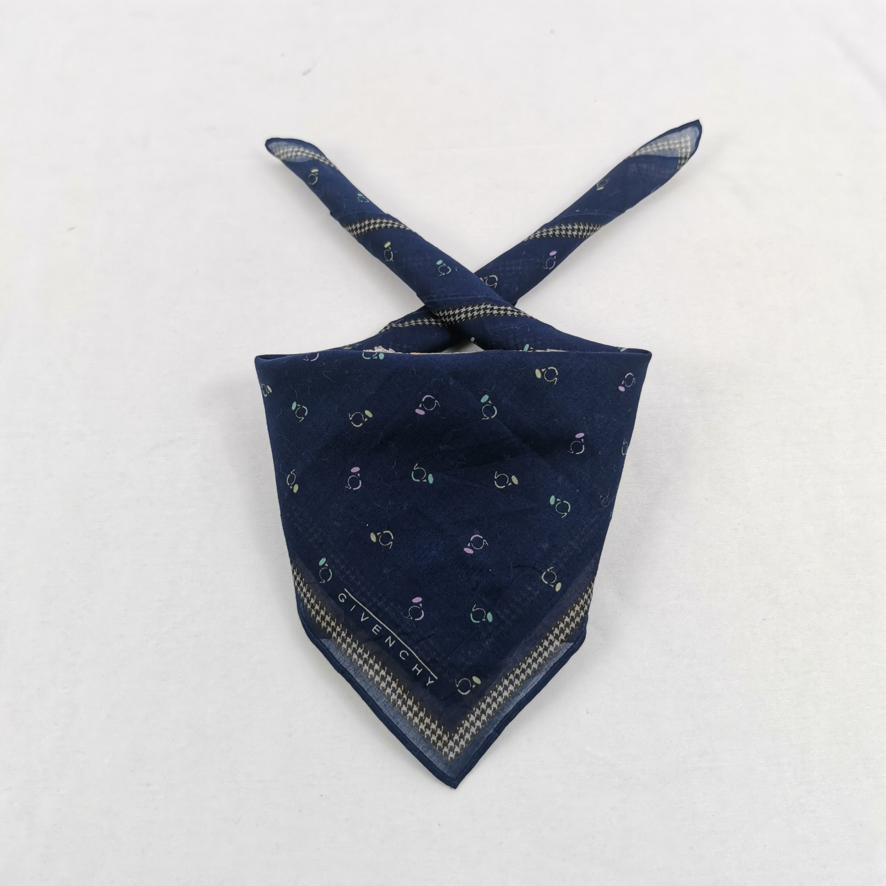 Japanese Brand Vintage Givenchy Handkerchief Neckerchief Bandana Size ONE SIZE - 1 Thumbnail