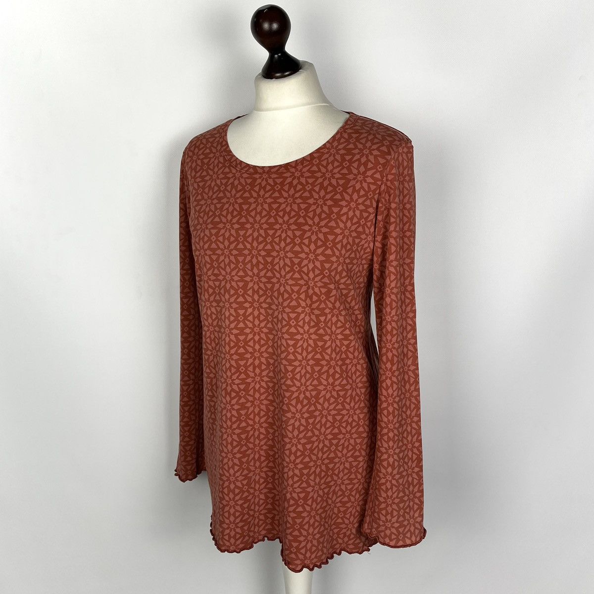 Gudrun Sjoden Ladies Gudrun Sjoden Printed Long Sleeve Tunic Shirt Size M / US 6-8 / IT 42-44 - 2 Thumbnail