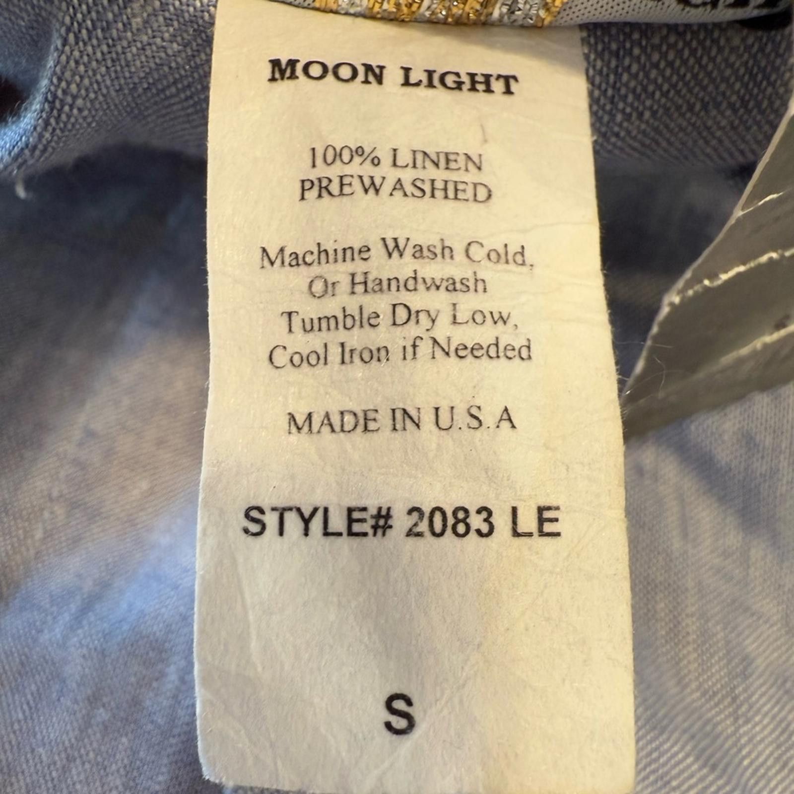 Other Connie’s Moon Light light blue boho linen jacket SZ SM Size S / US 4 / IT 40 - 8 Thumbnail
