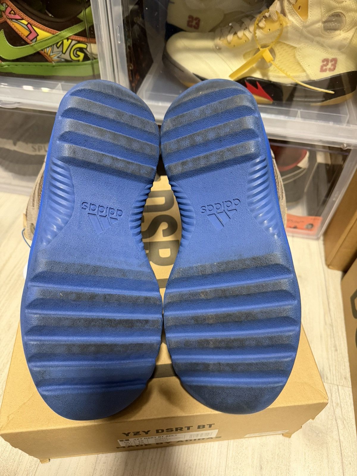 Adidas × Kanye West Adidas Yeezy Desert Boot Taupe Blue Size US 10.5 / EU 43-44 - 7 Thumbnail