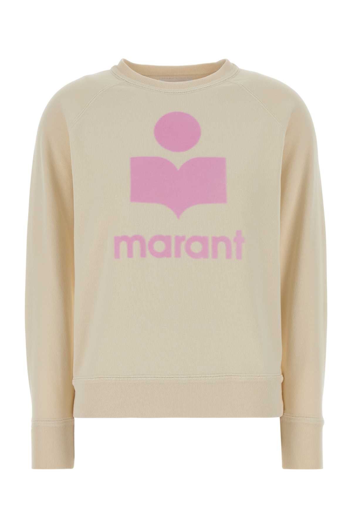 Isabel Marant Etoile Ivory Cotton Blend Millyny Sweatshirt Size S / US 4 / IT 40 - 1 Thumbnail