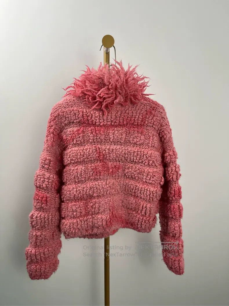 Chanel Chanel Pink long-sleeved woollen knitted coat Size XXS / US 00 / IT 34 - 2 Thumbnail