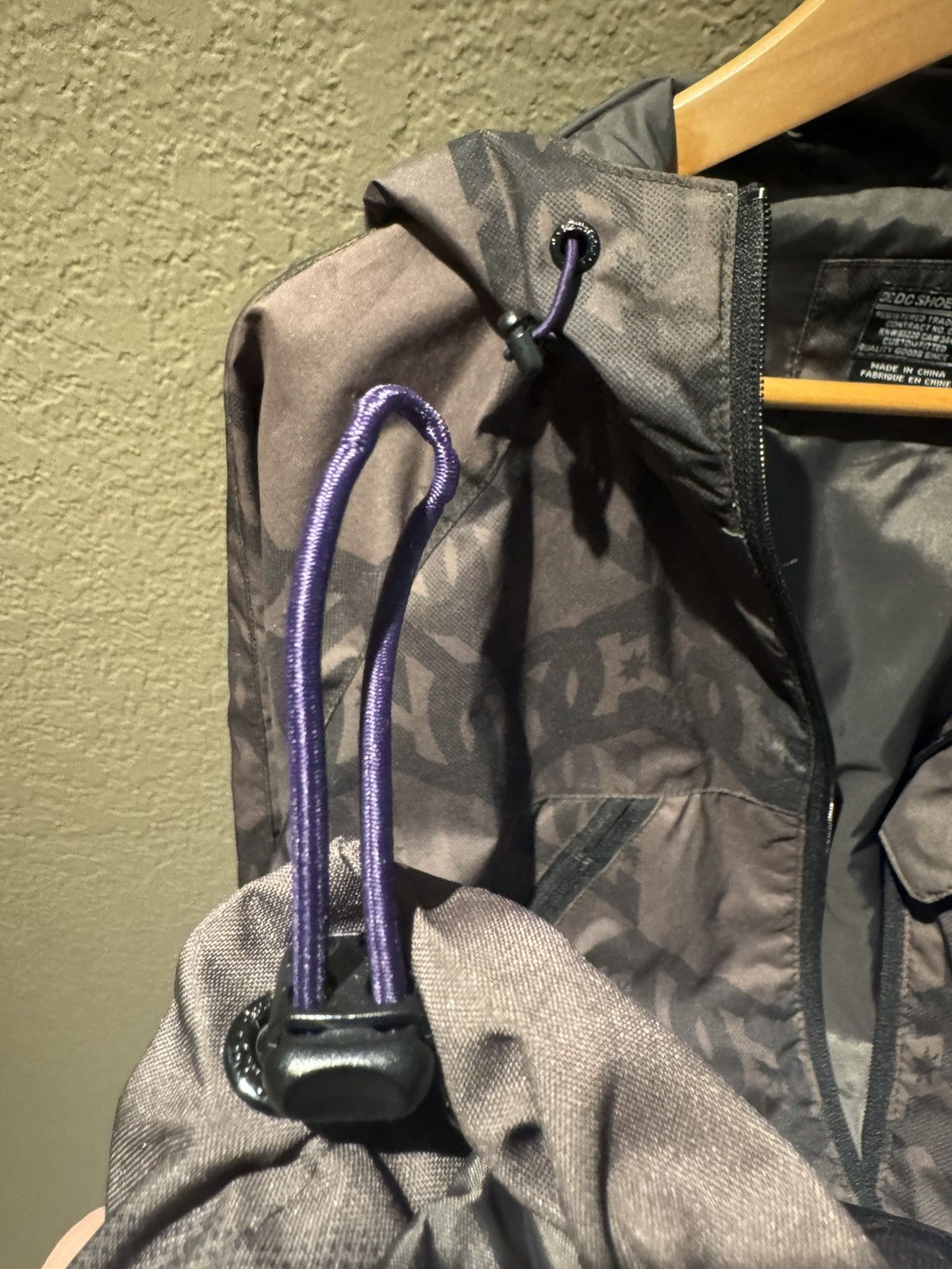 DC DC SHOES Y2K AOP Jacket Brown/Green Purple Chords Size US S / EU 44-46 / 1 - 8 Thumbnail