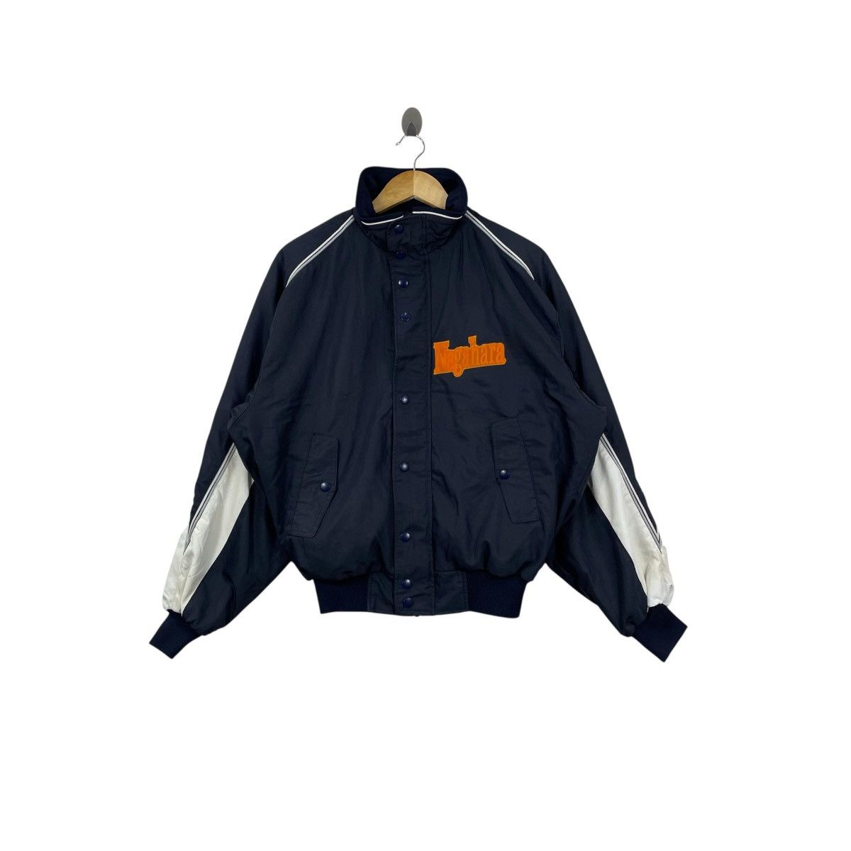 MLB × Mizuno Vintage Nagahara Baseball Mizuno Bomber Jacket Size US L / EU 52-54 / 3 - 1 Thumbnail