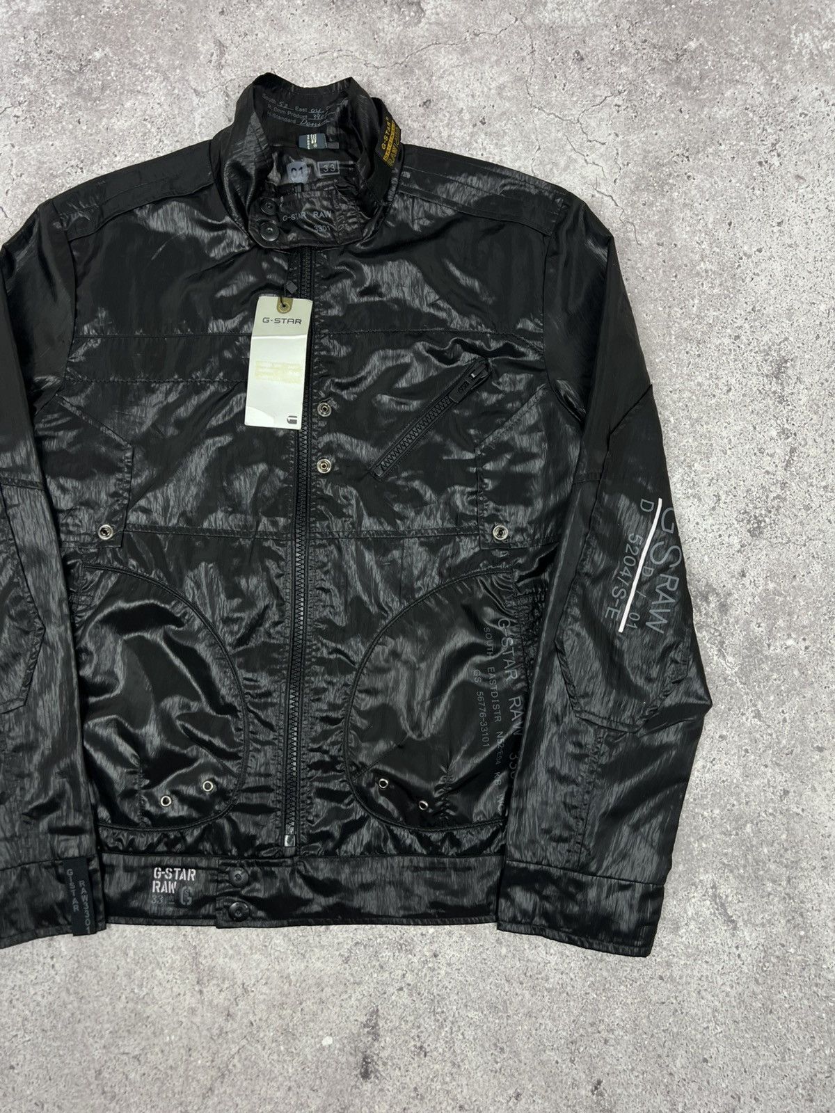 G-Star NWT G-Star Nylon Biker Jacket Size US L / EU 52-54 / 3 - 3 Thumbnail