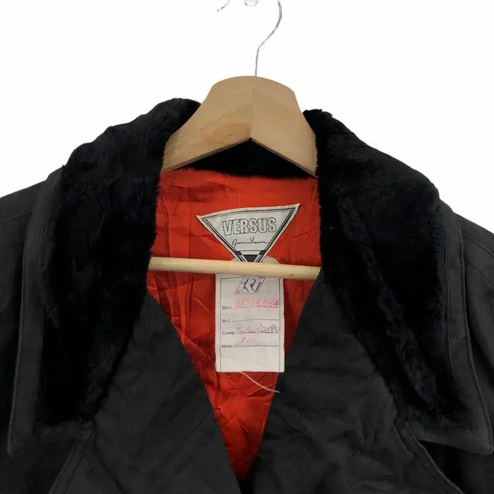 Versus Vtg 90’ GIANNI VERSACE VERSUS Cropped Top Jacket Donatella Size L / US 10 / IT 46 - 2 Thumbnail