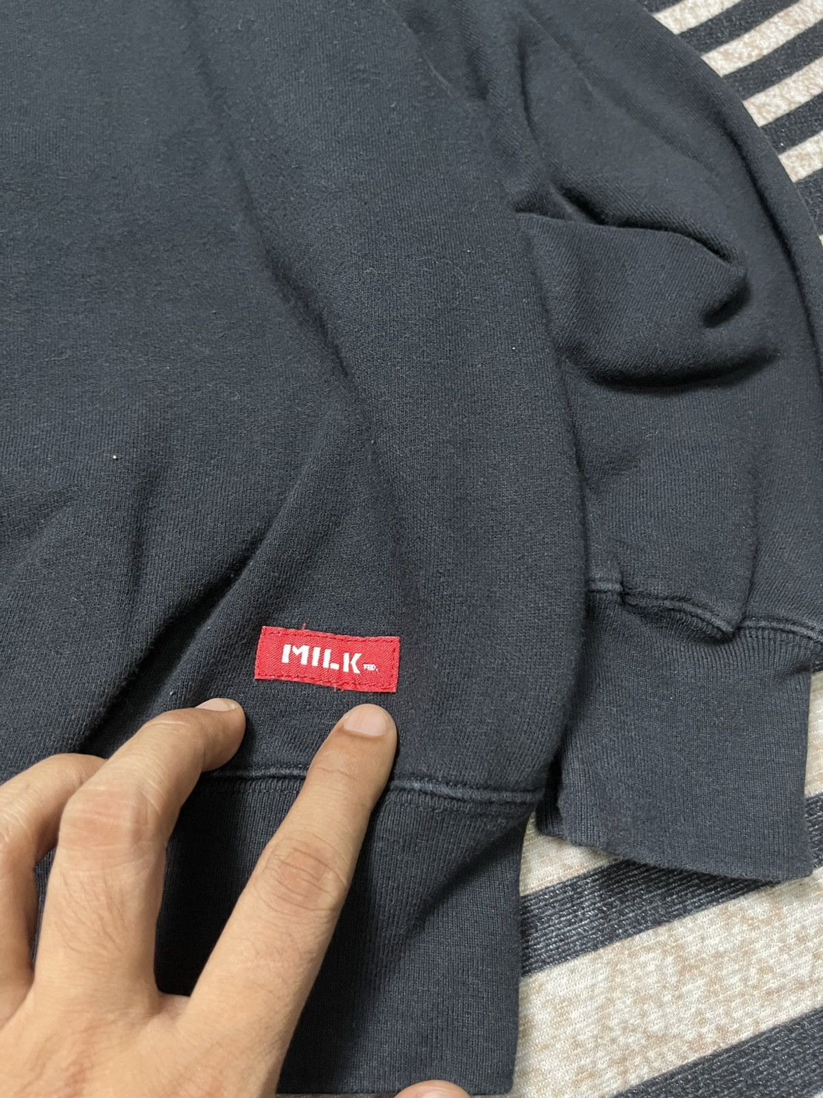 Japanese Brand 00s MILK-FED SPELLOUT CREWNECK BOXY STYLE Size US M / EU 48-50 / 2 - 6 Thumbnail