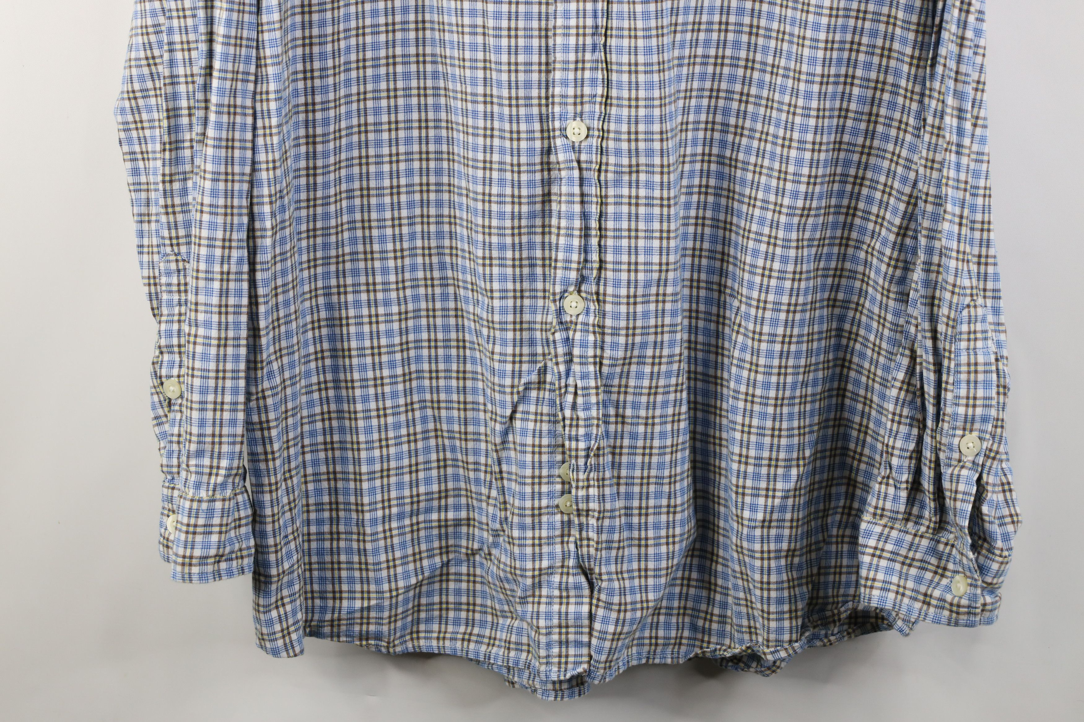 Carhartt Vintage Y2K Carhartt Lightweight Button Shirt Blue Plaid Size US XL / EU 56 / 4 - 3 Thumbnail