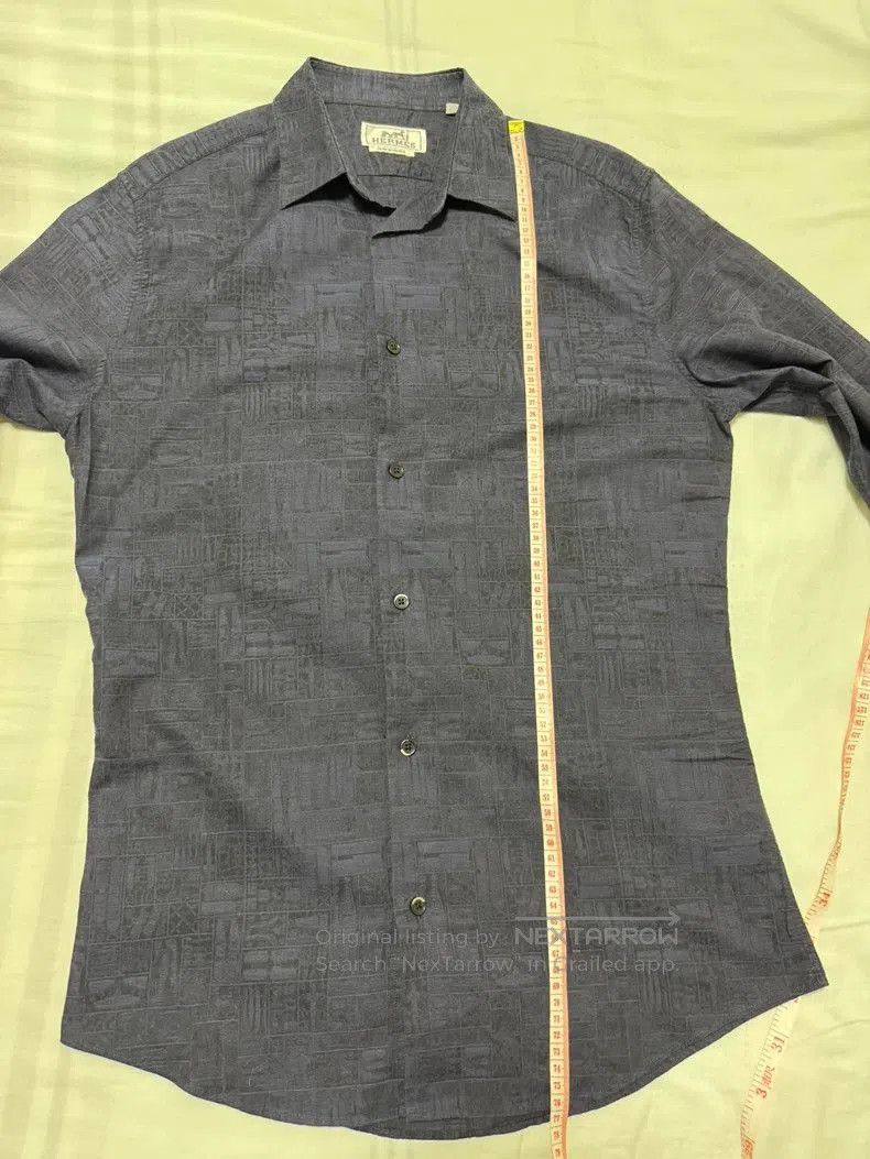 Hermes Hermes Classic Cotton Button-Up Shirt. Size US M / EU 48-50 / 2 - 5 Thumbnail